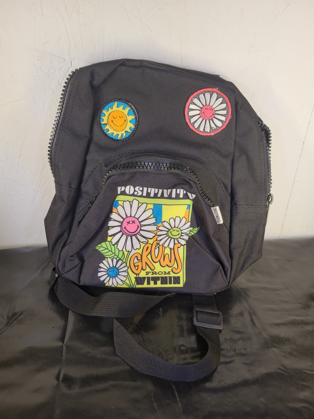 Smiley World "Positivity Grows From Within" Mini Back Pack